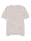 T-shirt Josh  in filo beige