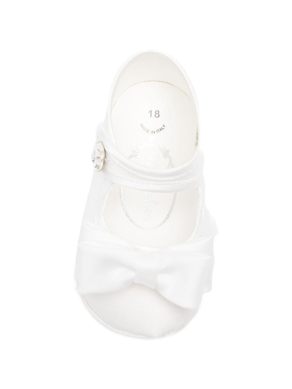 Ballerine con fiocco e chiusura a bottone 73G0087302 0001 MONNALISA KIDS 