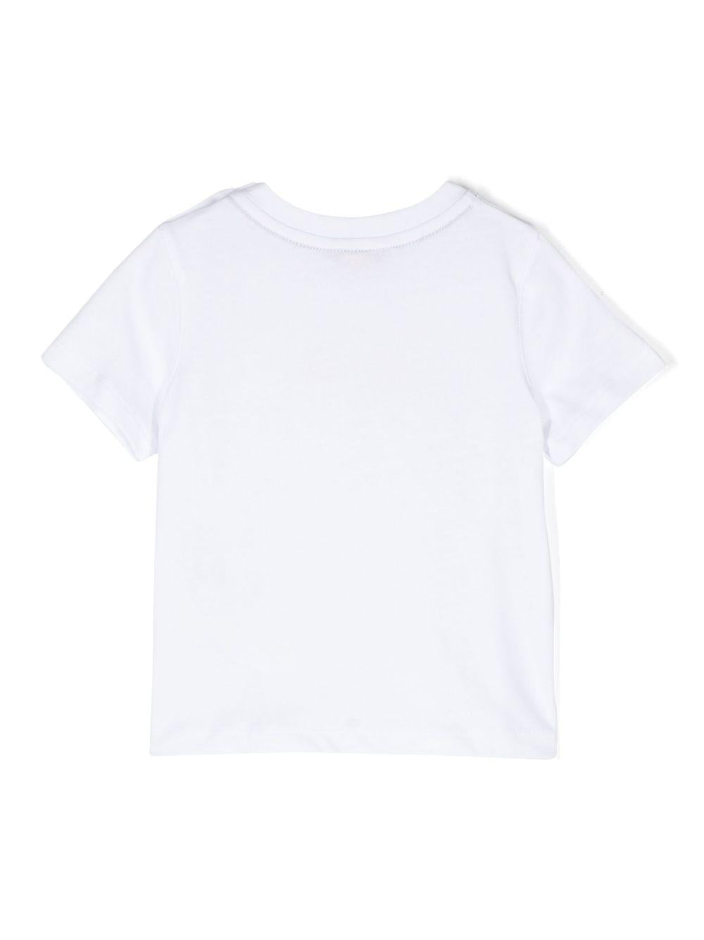 T-shirt pete neonato bianca logo 3D K7124RW 001 K-WAY KIDS 