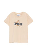T-shirt in cotone con orsetto