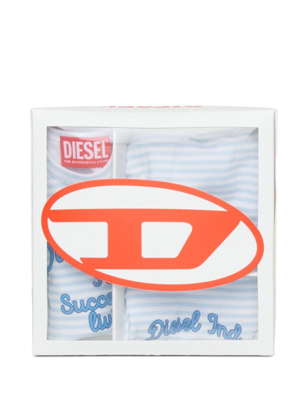 Set tre pezzi a righe con body N00094KYA01 K817A DIESEL KIDS 