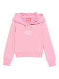 Felpa con Cappuccio e Logo Oval D
