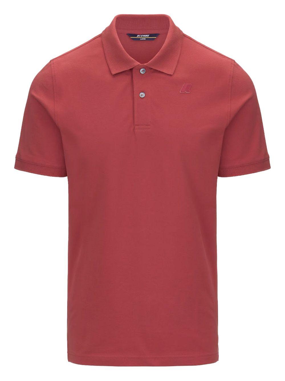 Polo amedee pique rossa K5127BW 703 K-WAY 