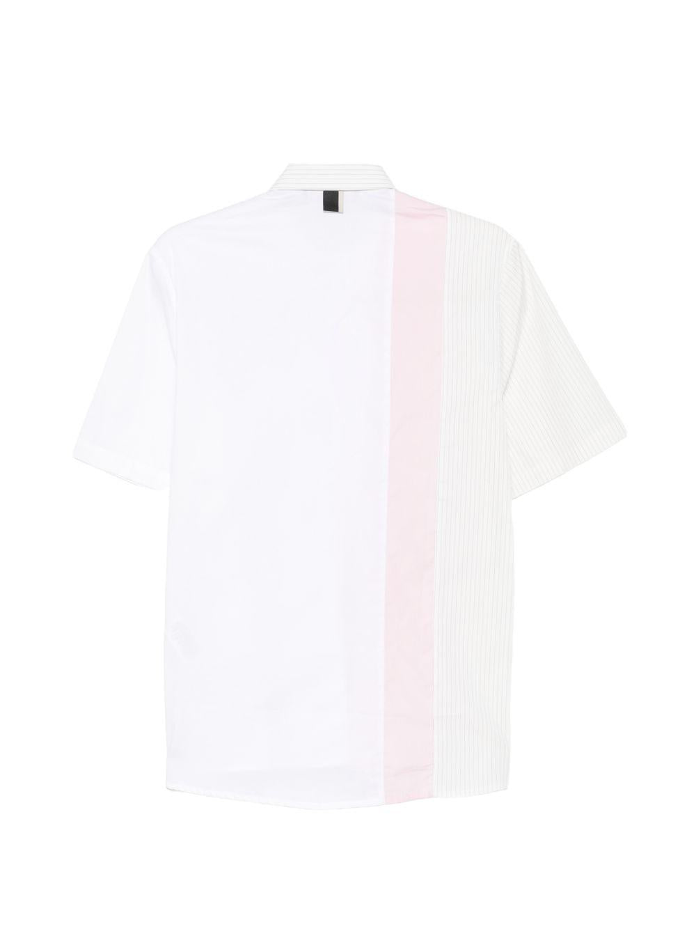 Camicia in cotone a righe maniche corte LC26004 Z234 LOW BRAND 