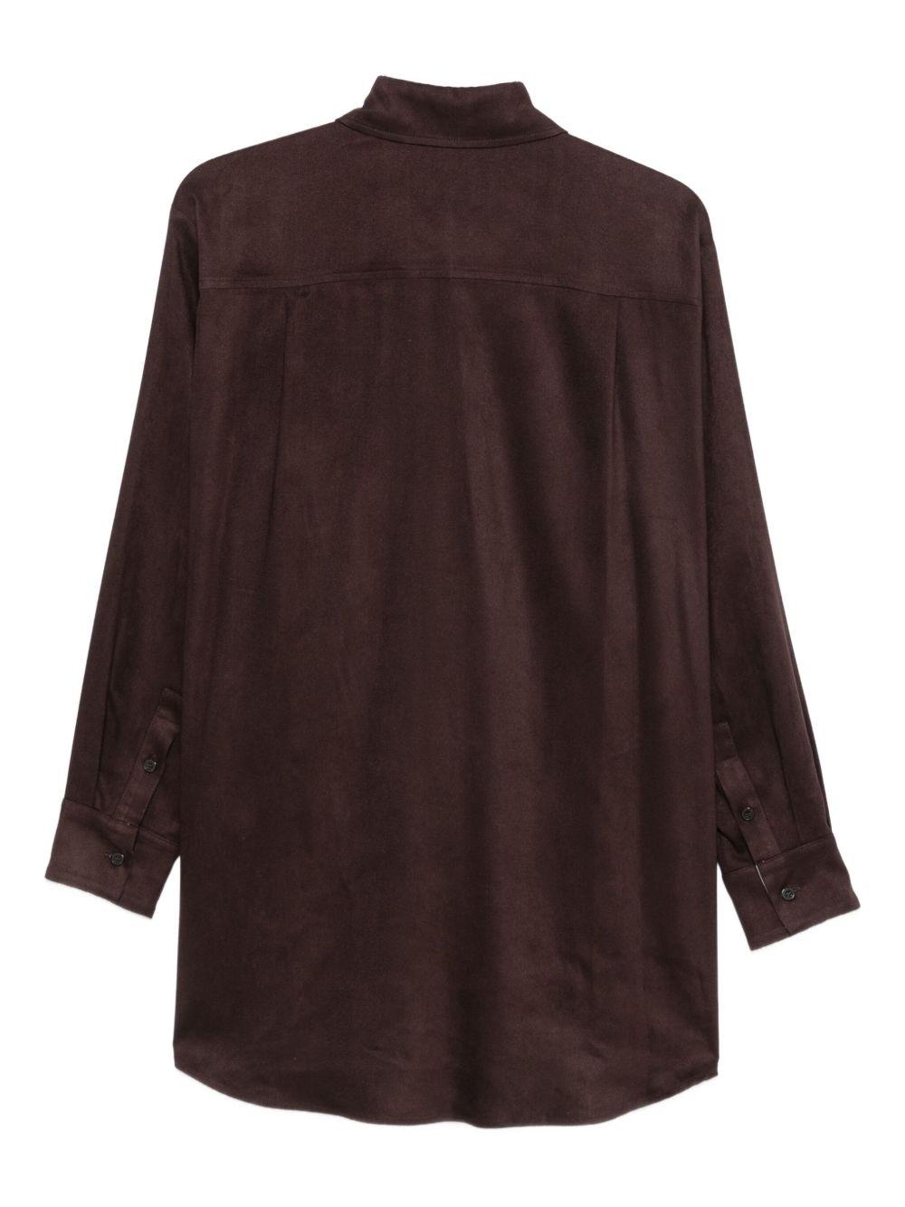Camicia Button Down Marrone 165814A5042 CHOCO ALYSI 