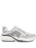 Sneakers con inserti mesh e suola chunky