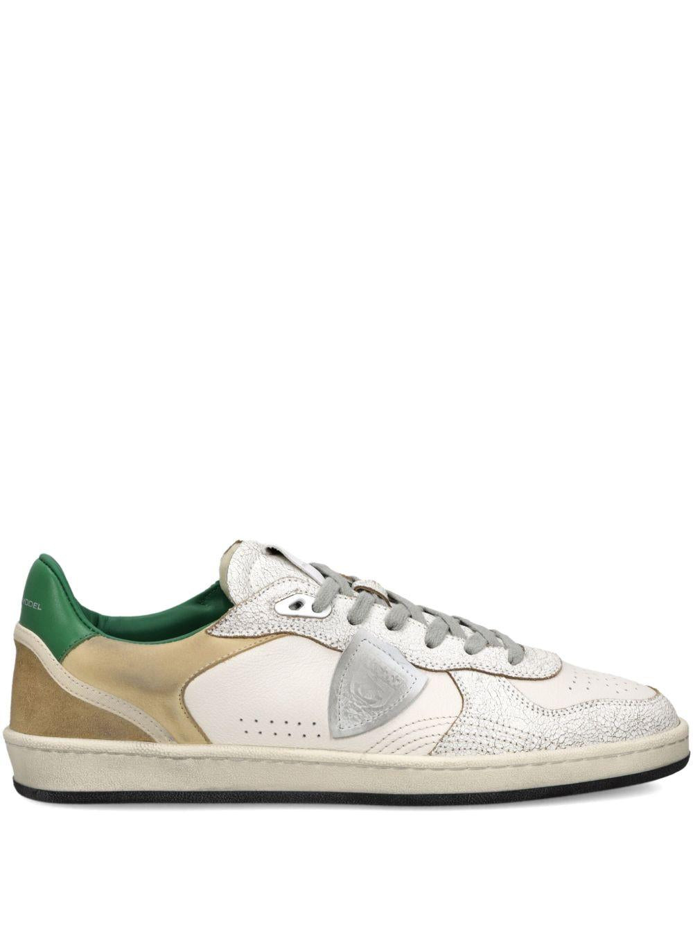 Sneakers Bianche e Verdi PGAL PGLUVC03 BIANCOVERDE PHILIPPE MODEL 
