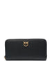 Portafoglio nero zip around