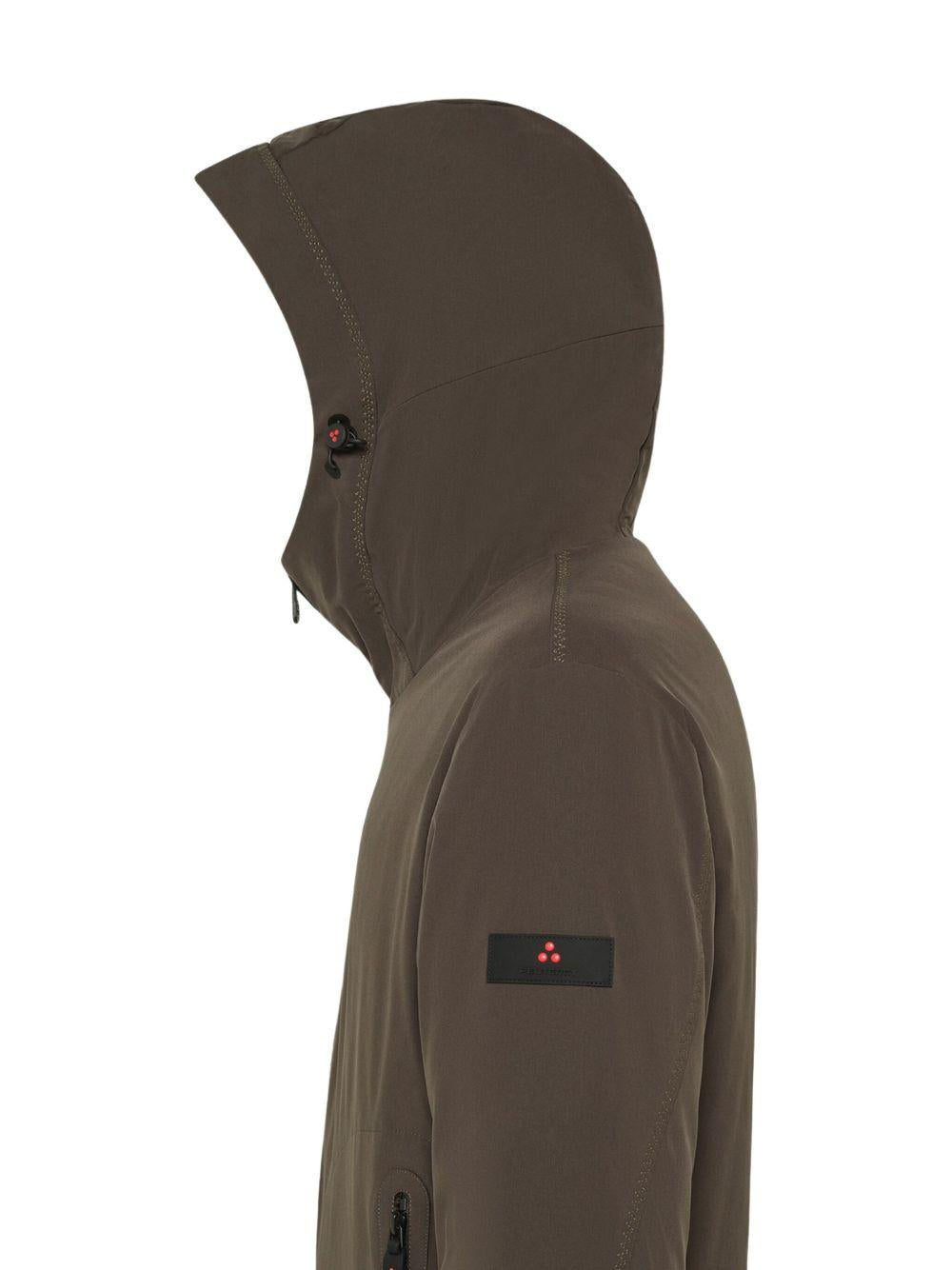 Giacca trapuntata con cappuccio Peuterey Loge SRT 1 verde PEU556601192020 494 PEUTEREY 