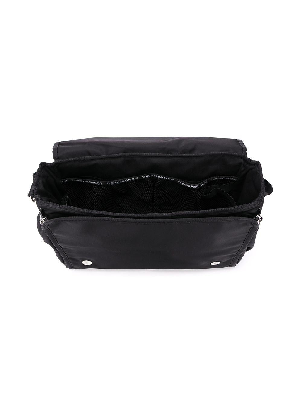 Borsa Mamma nera placchetta logo 402145CC904 00020 EMPORIO ARMANI KIDS 