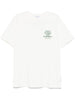 t-shirt bianca slogan petto