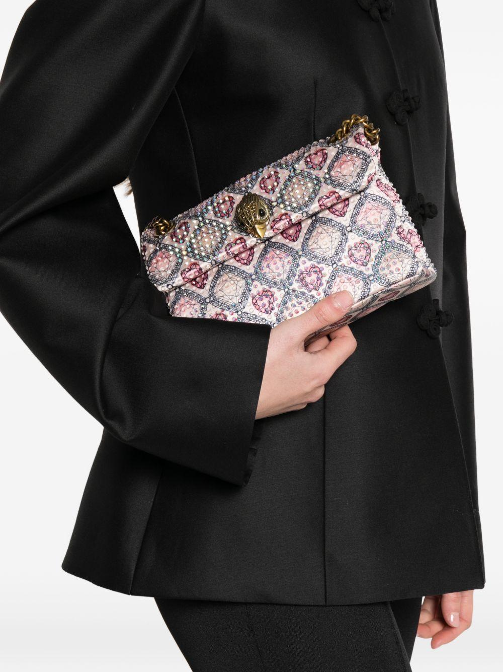 Borsa a tracolla con stampa geometrica e dettaglio conchiglia 5018143 609 KURT GEIGER 