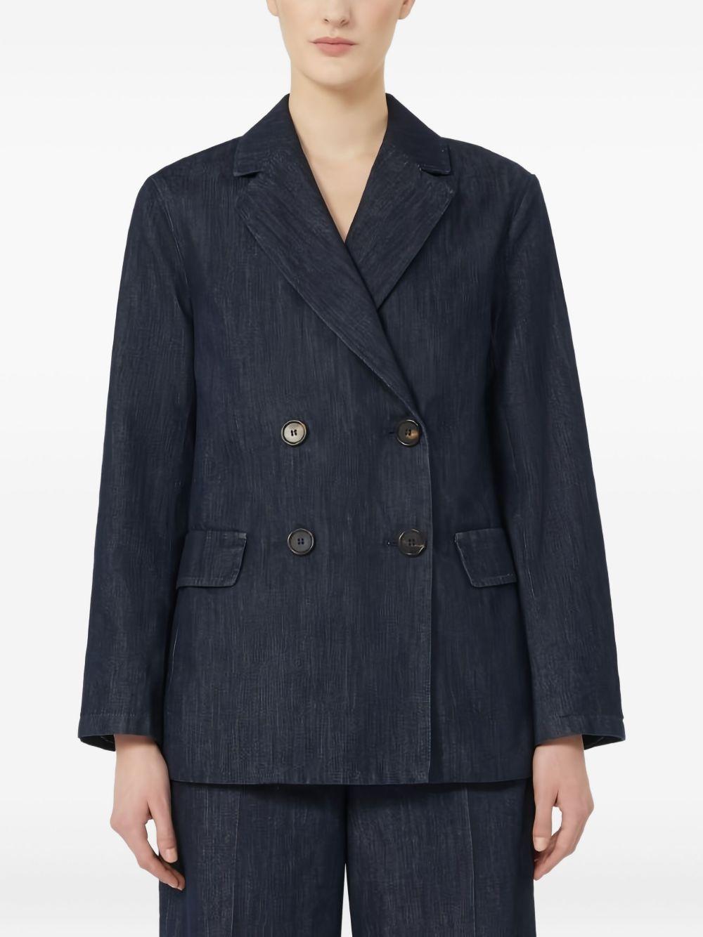 Blazer Blu Doppiopetto 2529046041600 001 MAX MARA 'S 