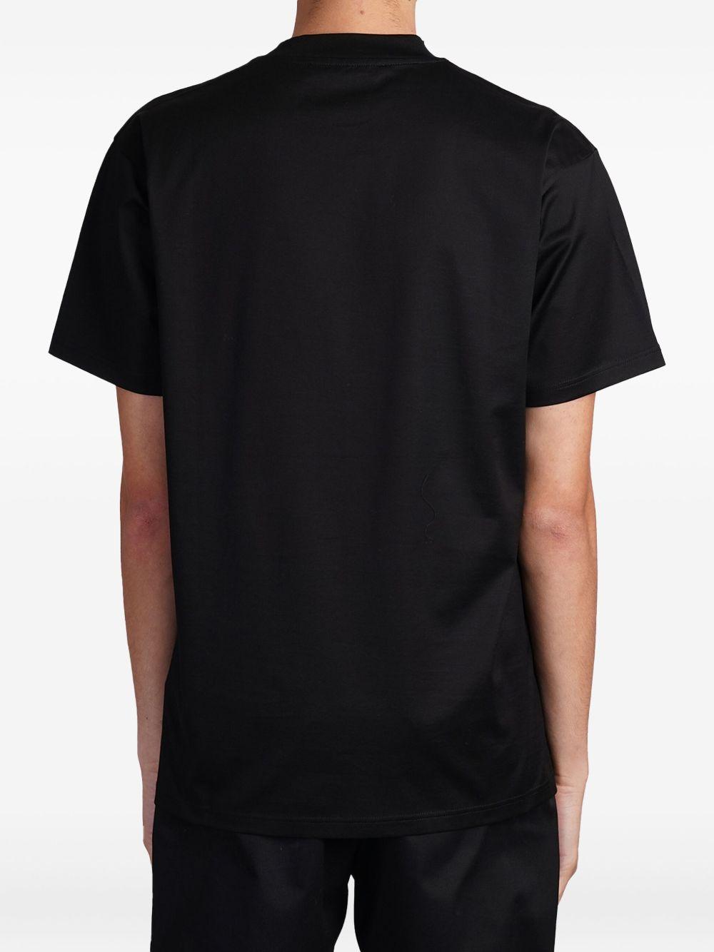 T-shirt b150 nera L1TFW24256526 D001 LOW BRAND 