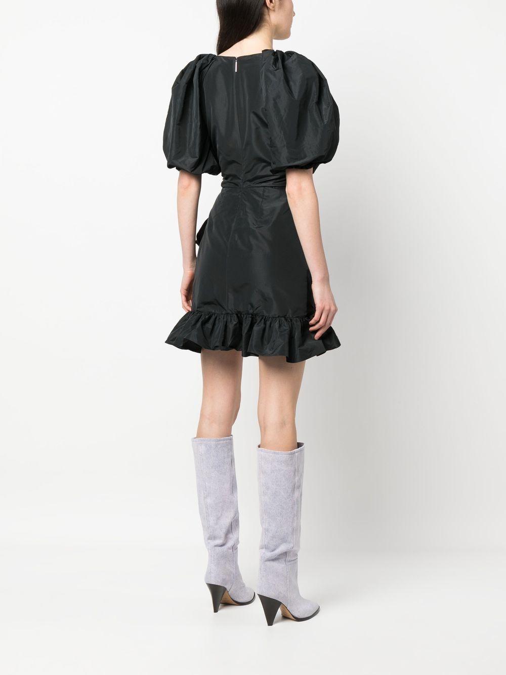 Abito nero con ruches - Preludio Moda