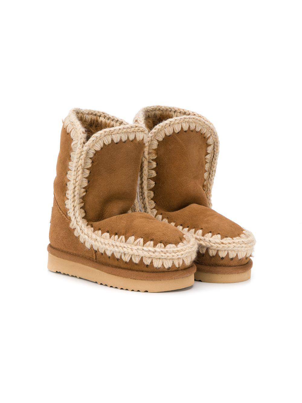 Eskimo 24 cammello in montone double face MUFK101000A COG MOU KIDS 