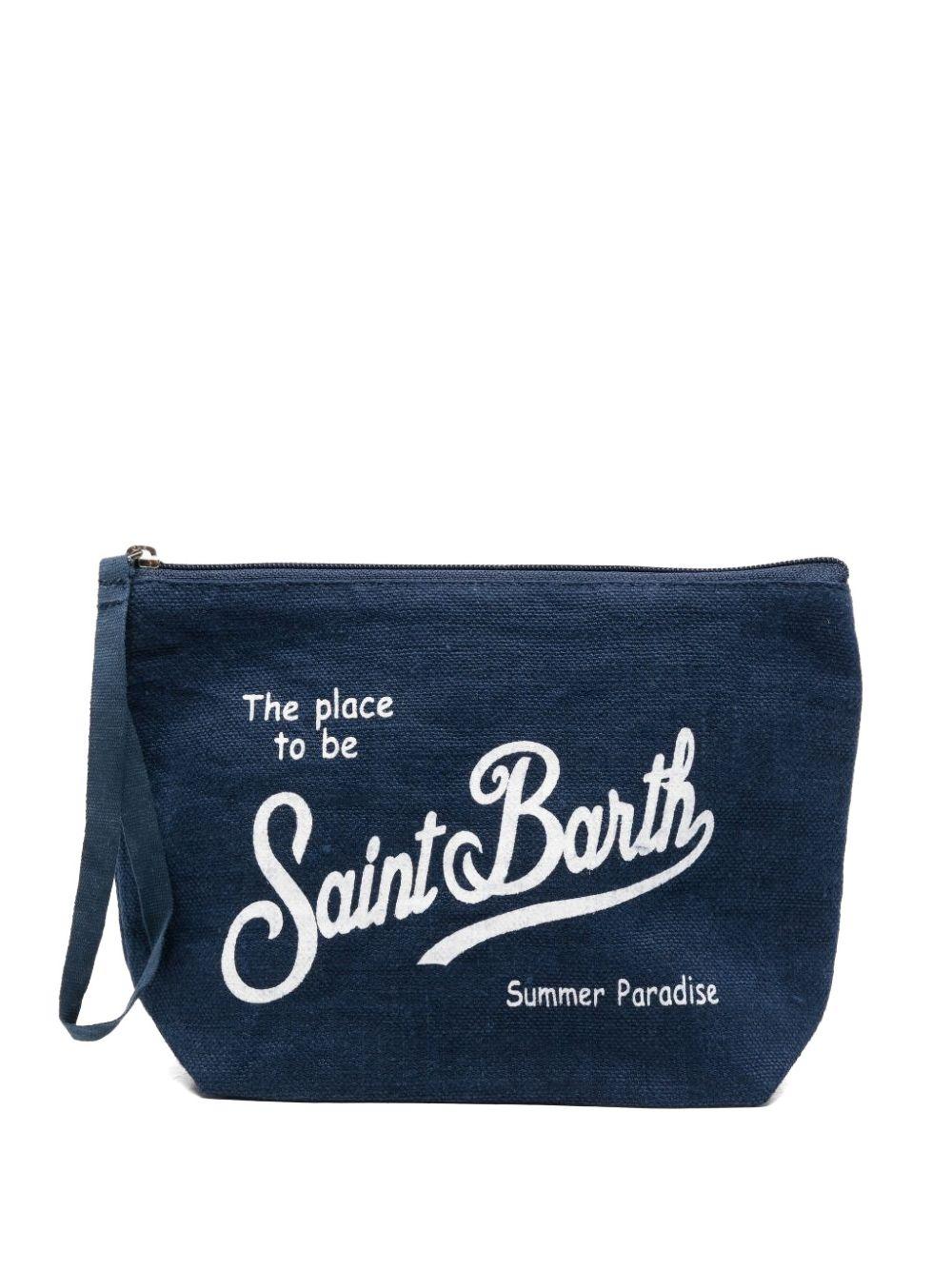 Pochette in tessuto con zip ALI0004 00119L MC2 SAINT BARTH 
