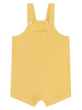 Yellow baby overalls