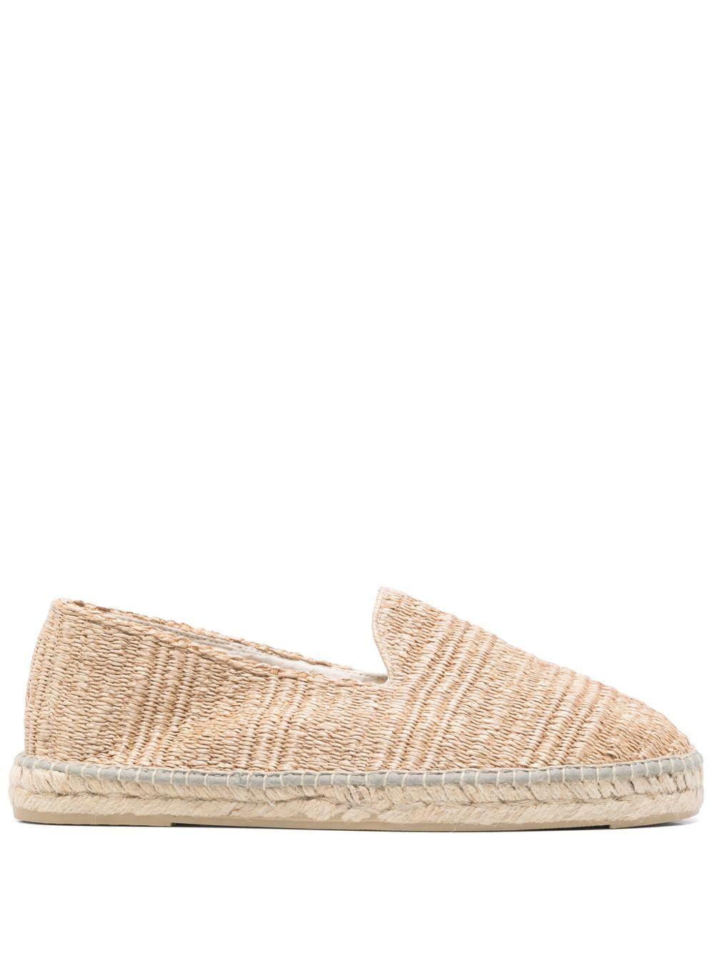 Espadrillas flat in rafia natural H15C0 NATURAL MANEBI 