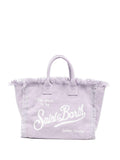 Borsa mare in cotone con frange
