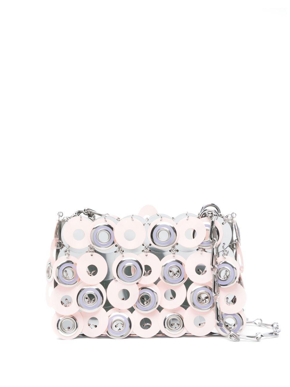 Borsa argento e rosa Sparkle Discs