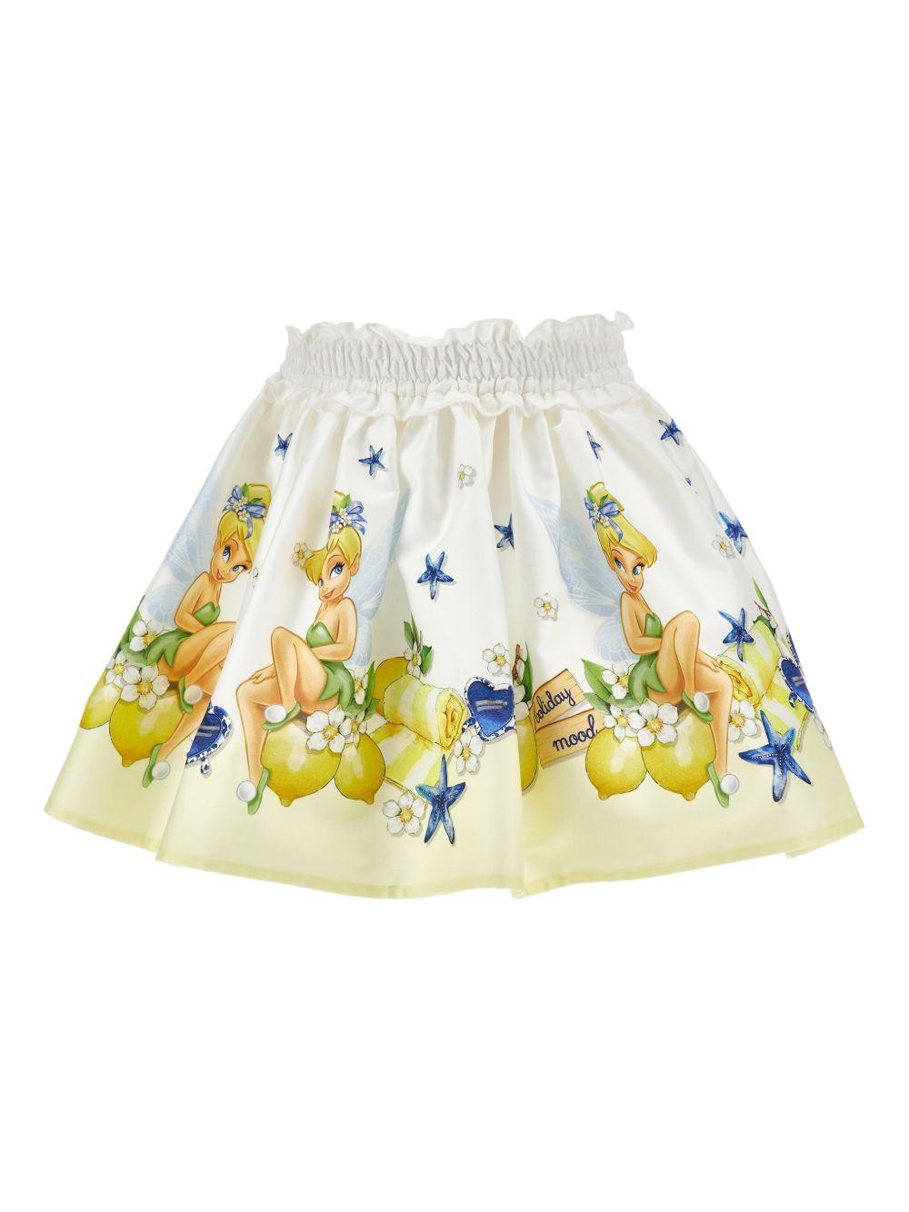 Gonna a vita alta con stampa Trilli 11G7057626 9914 MONNALISA KIDS 