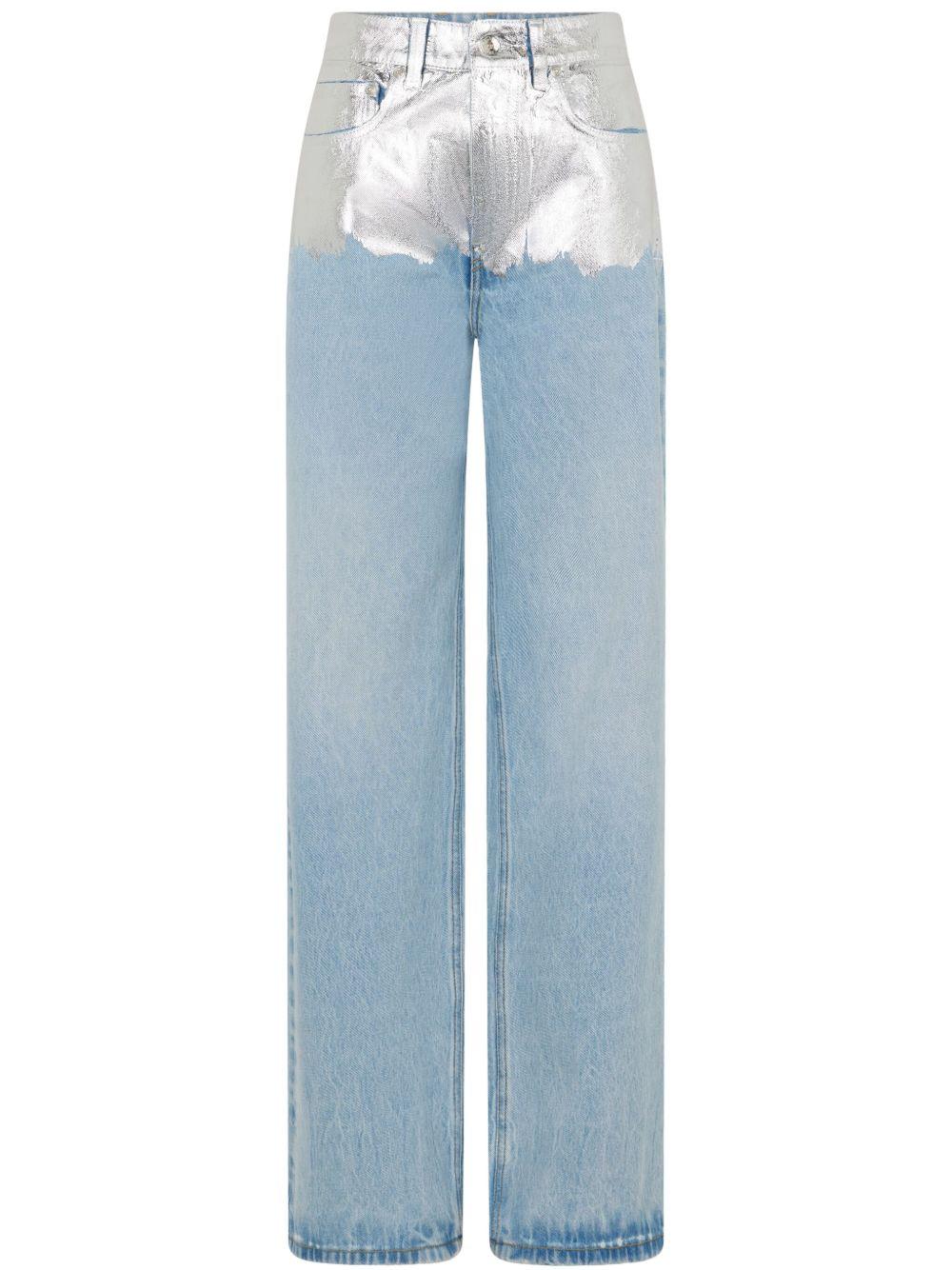 Jeans denim/argento