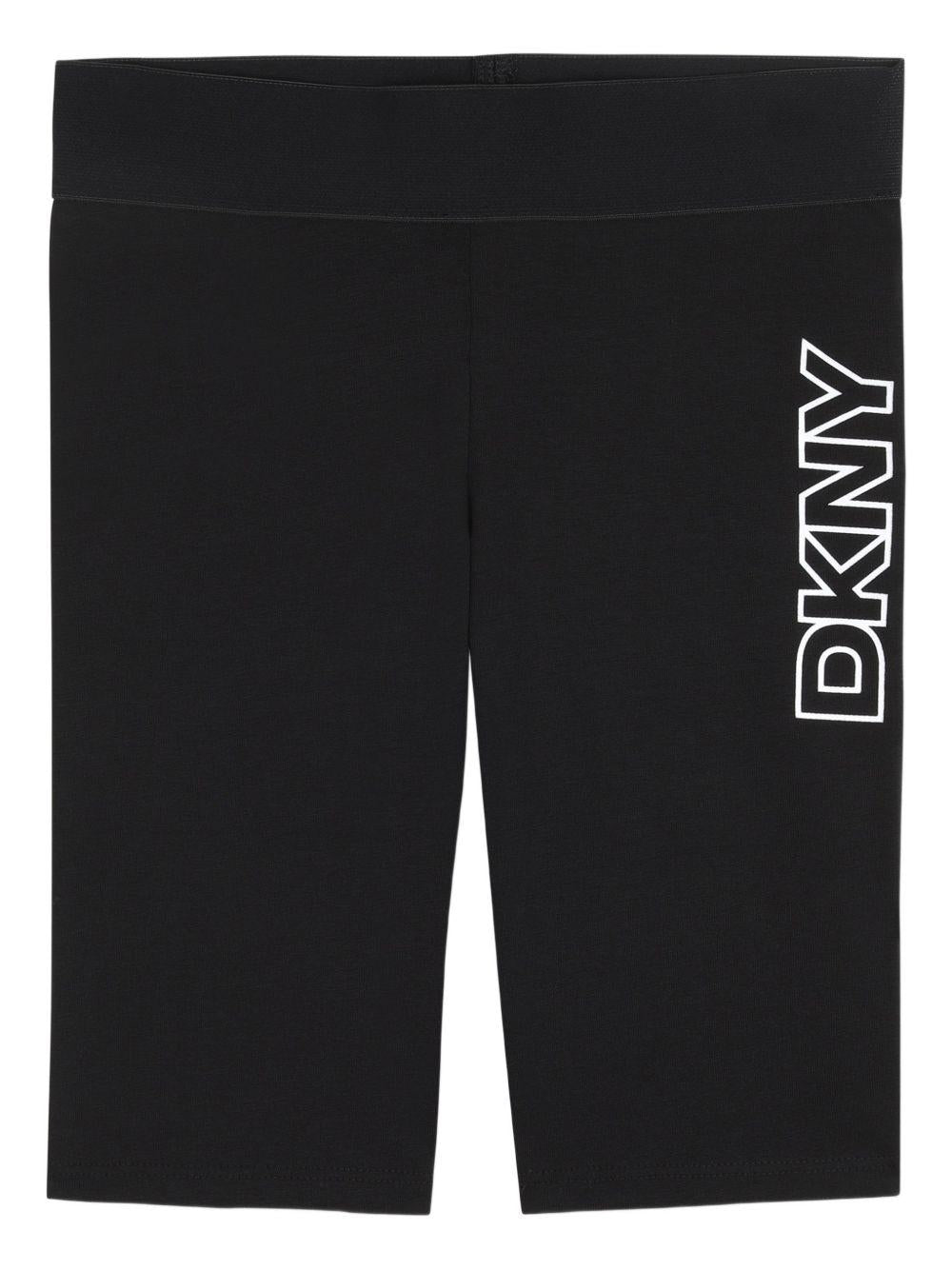 Shorts ciclista in poliestere D62576 09B DKNY KIDS 