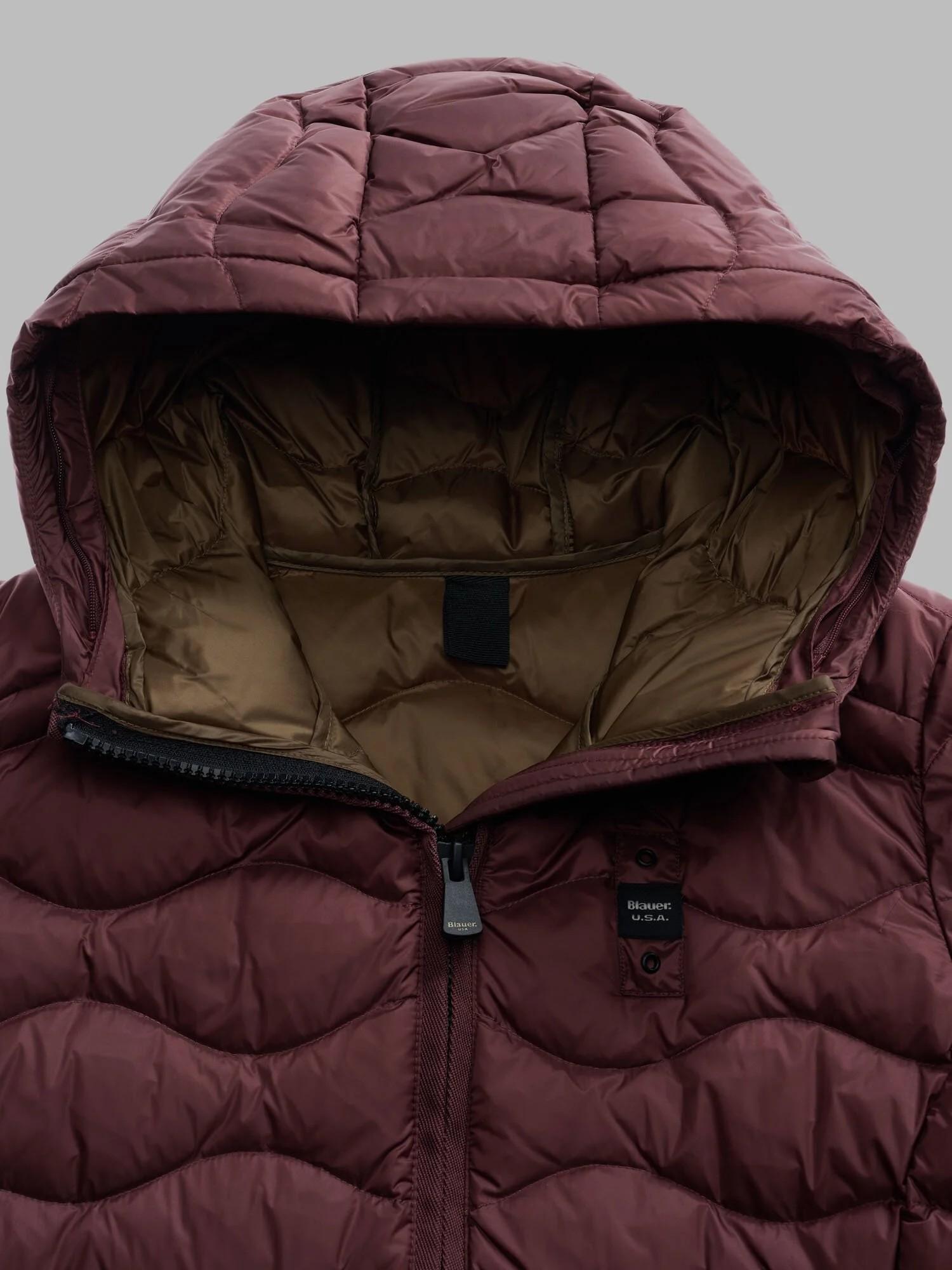 Giubbino Aldie corto collo in pelliccia rosso scuro 25WBLDC03096006047 50ALT BLAUER 