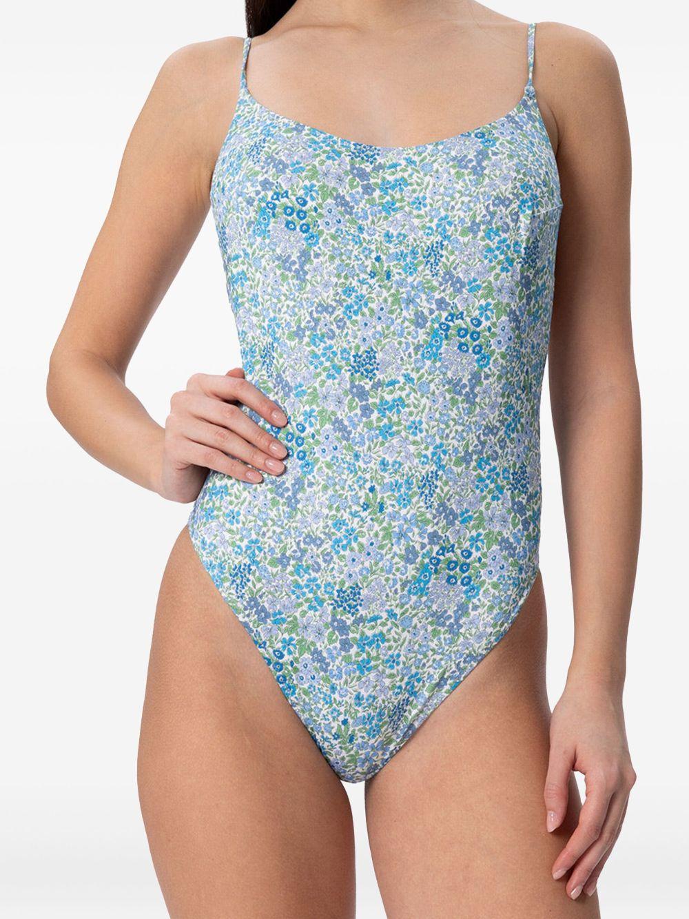 Costume interno Cecille fantasia floreale blu CEC0001 00771F MC2 SAINT BARTH 