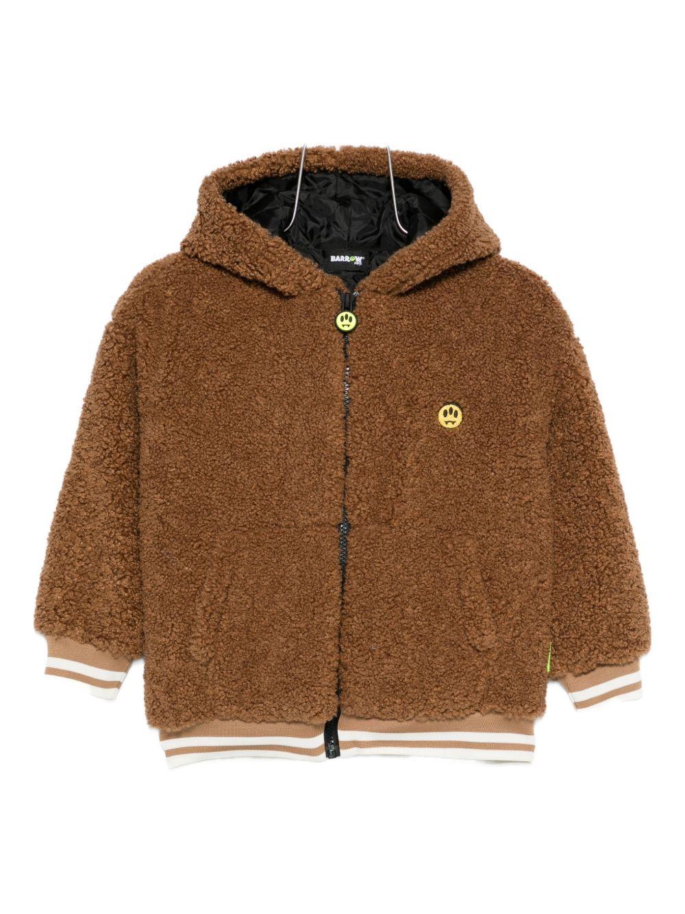 Giubbino con Cappuccio Motivo Smile F5BKJUJK129 307 BARROW KIDS 