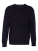 Crew Neck Sweater with Ribbed Weave