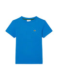 Royal blue T-shirt with embroidered logo