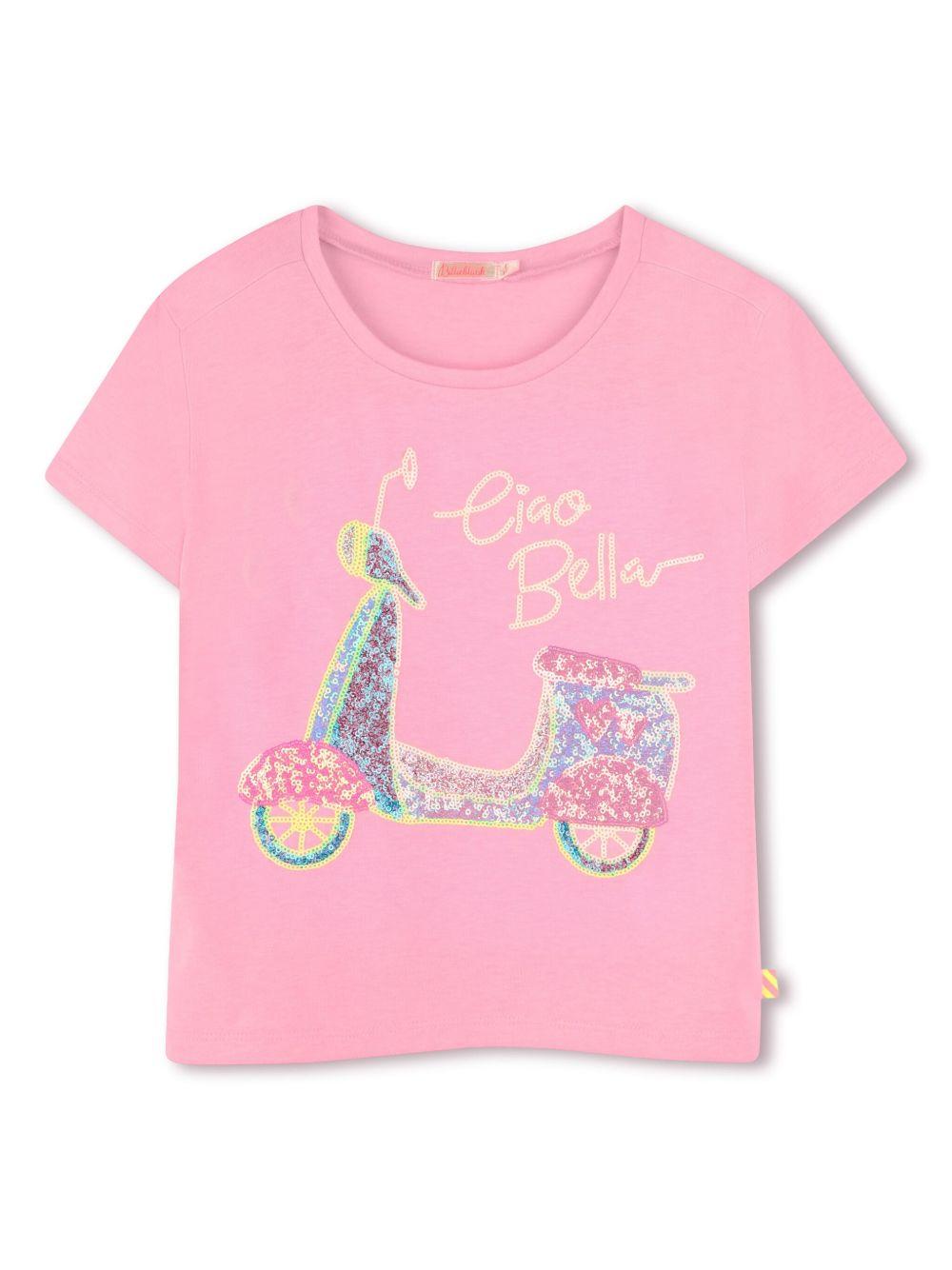 T-shirt rosa ciao bella
