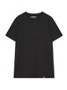 T-shirt nera basic mini etichetta fly
