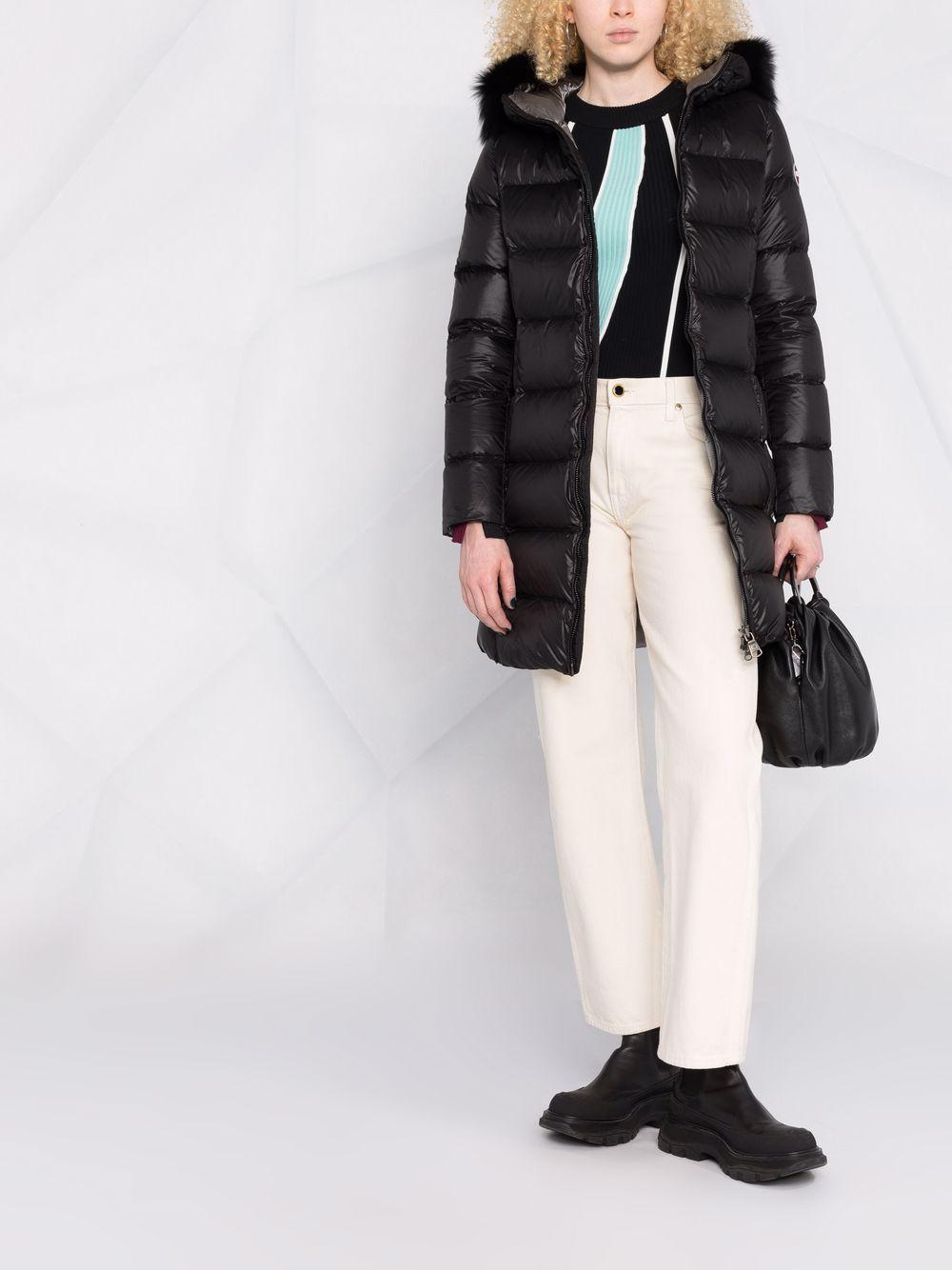 Piumino lungo Donna Nero 2221F5WG 99 COLMAR 