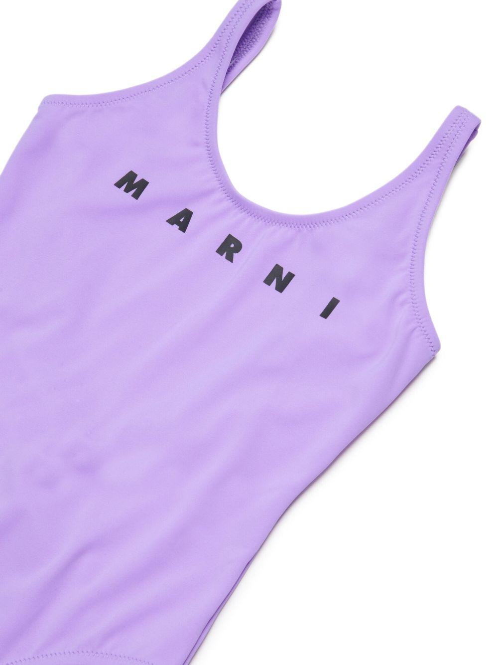 Costume intero con logo M01834M00M2 0M612 MARNI KIDS 