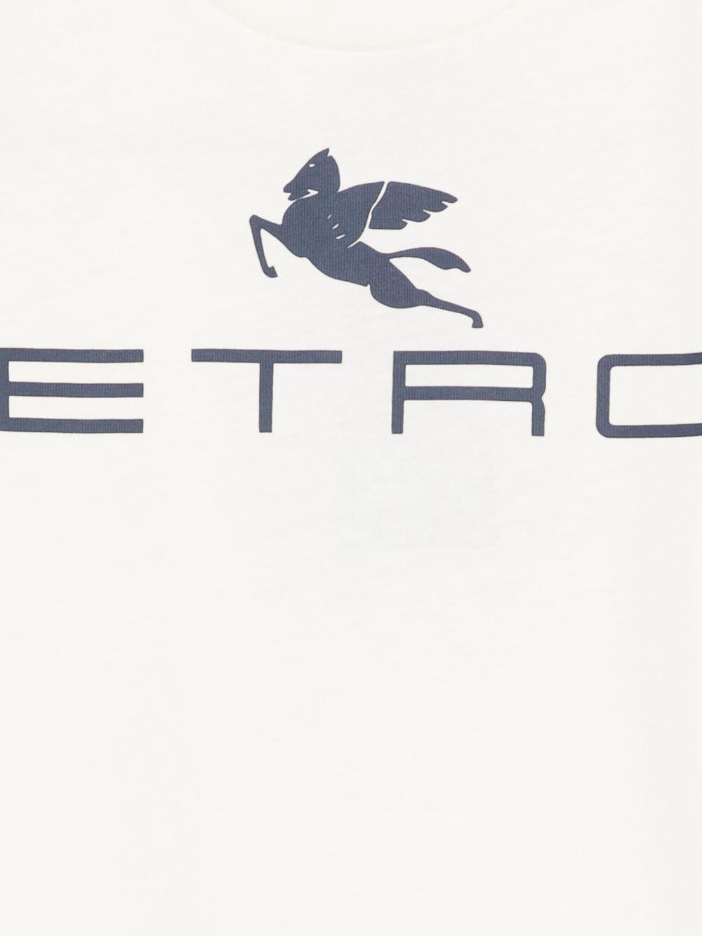 T-shirt con logo frontale GY8Q11Z3672 102 ETRO KIDS 