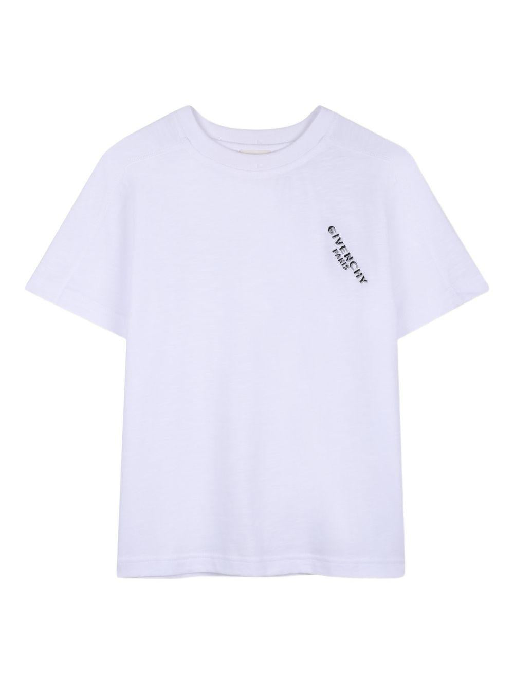T-shirt in cotone girocollo H31119 10P GIVENCHY KIDS 