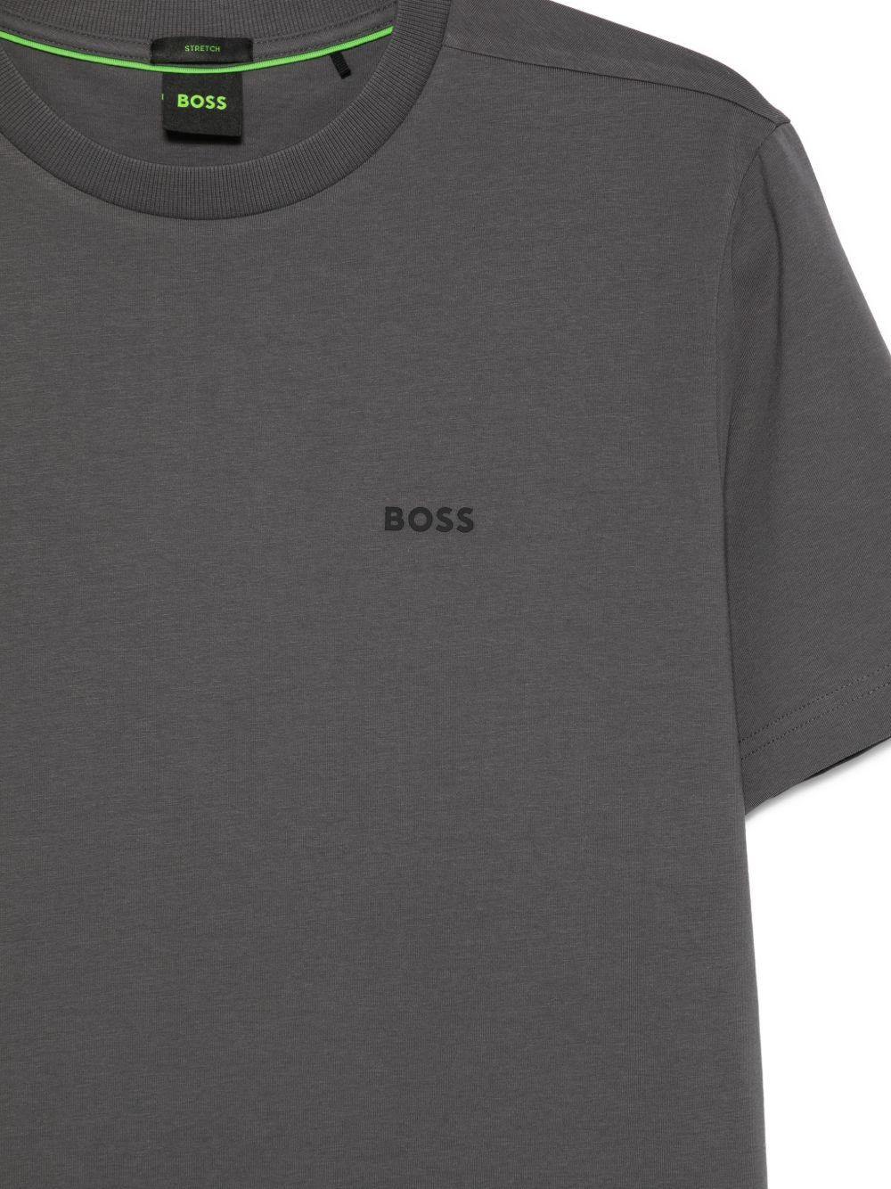 T-shirt in cotone girocollo 50506373 071 BOSS 