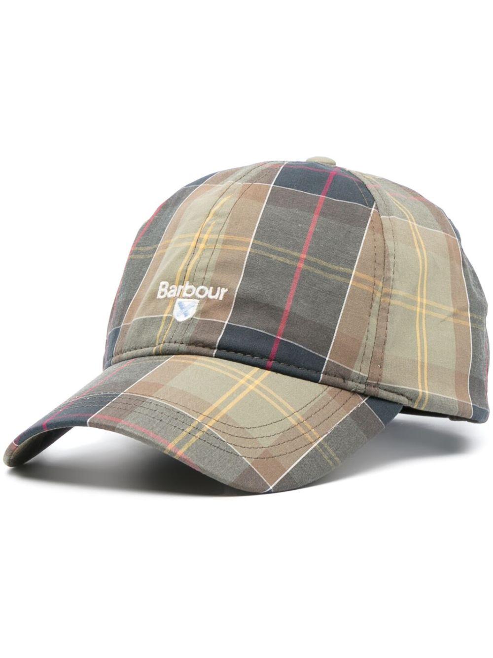Cappellino da baseball con motivo tartan MHA0617 TN11 BARBOUR 