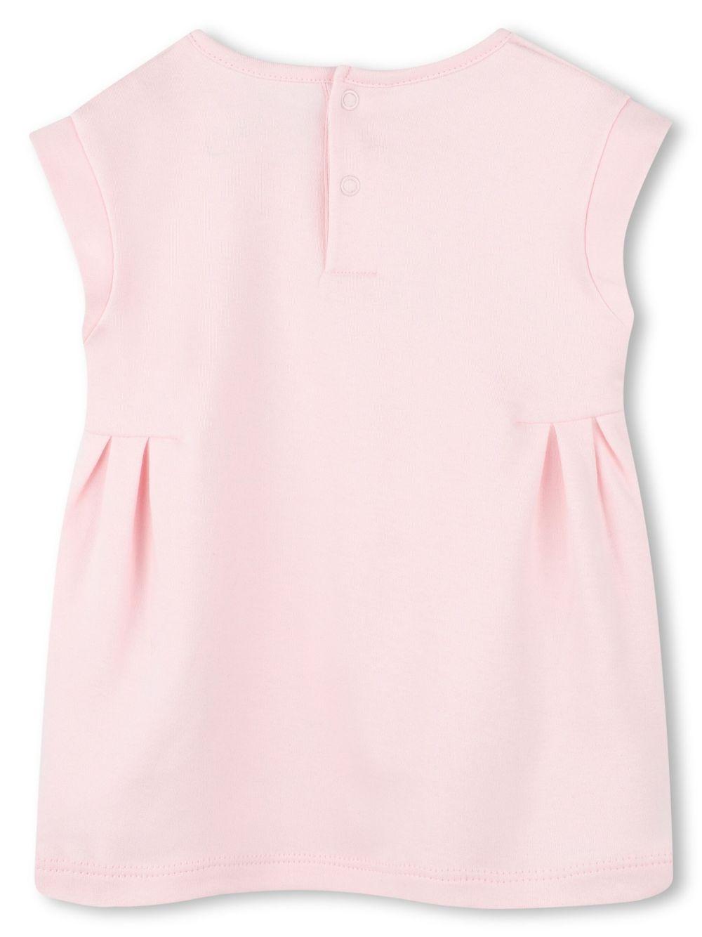 Abito rosa Karl cat neonata
