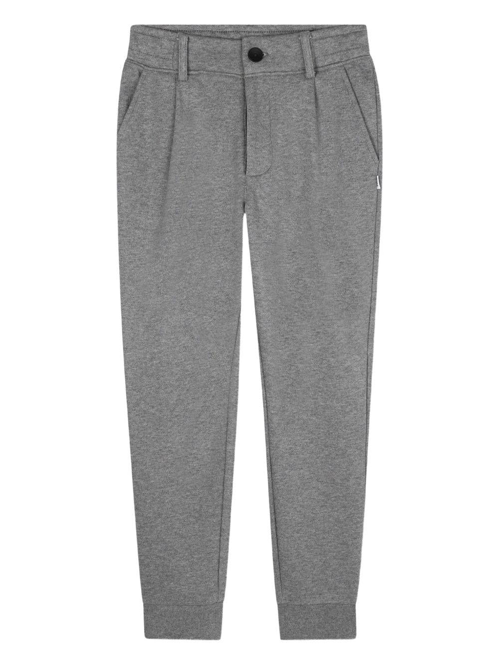 Pantaloni in Jersey Grigio J52292 A46 BOSS KIDS 
