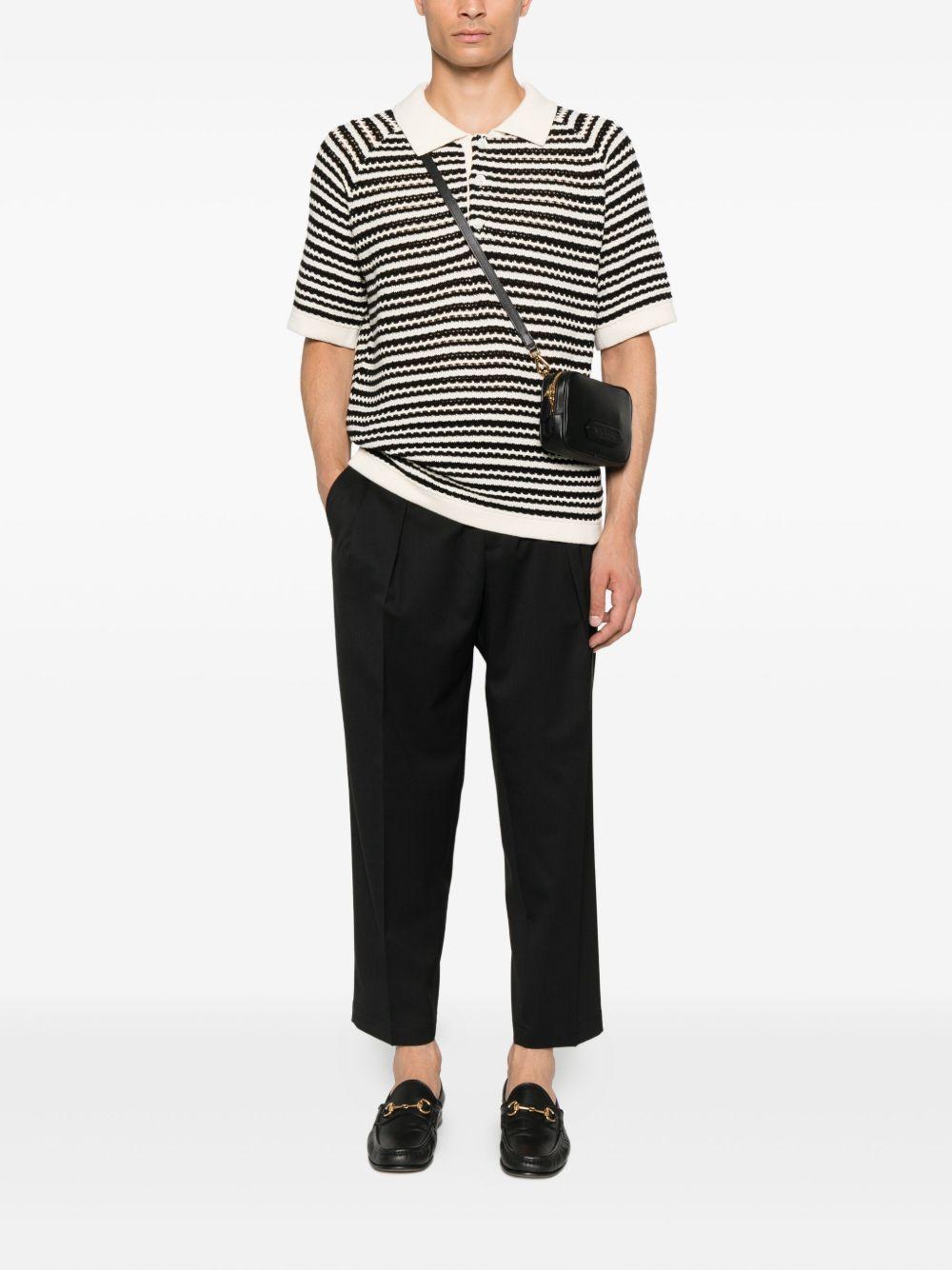 Pantaloni Neri con Pieghe PORTOBELLOS400100 00010 BRIGLIA 