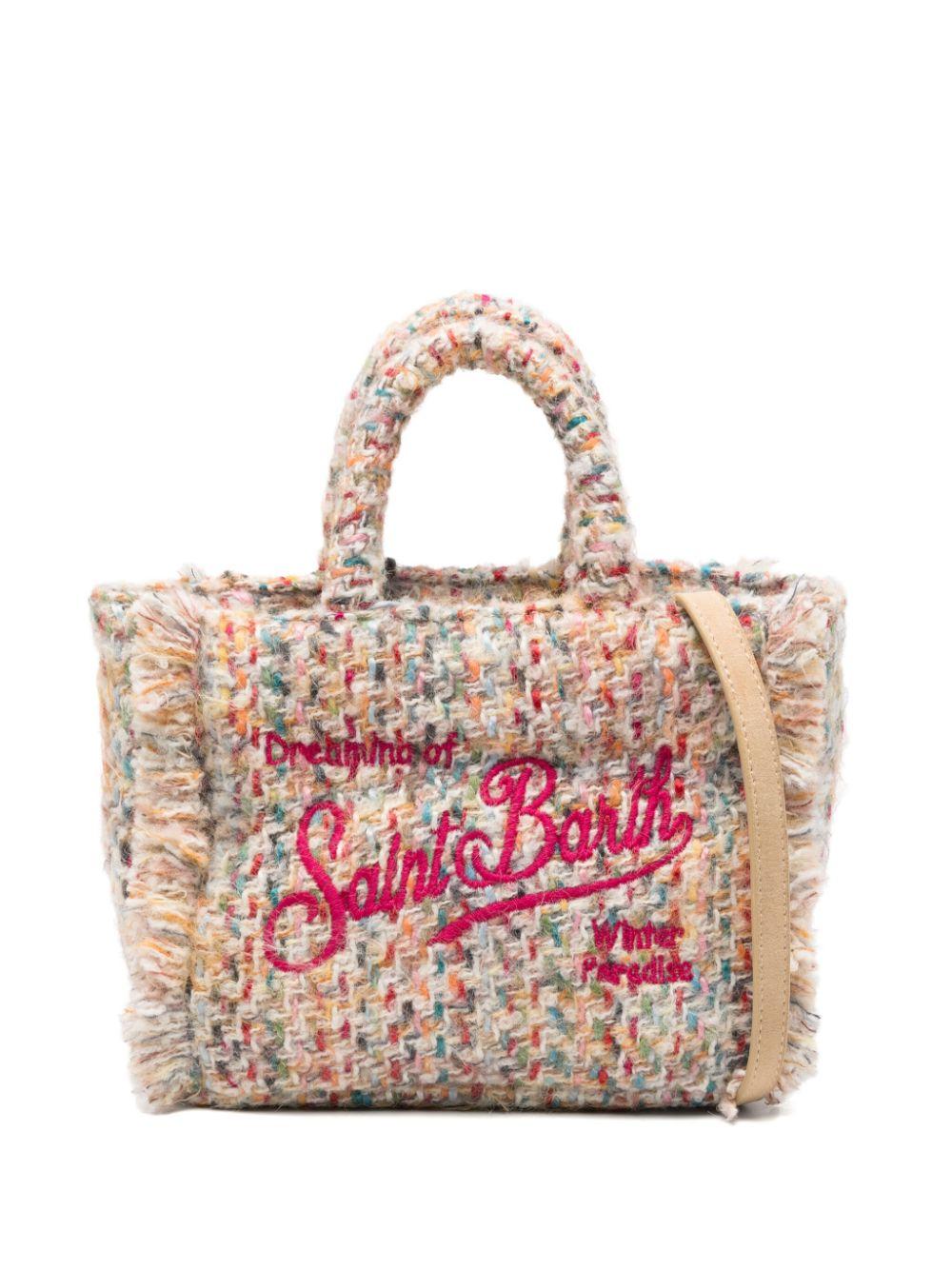 Borsa vanity mini classic in tweed multicolor