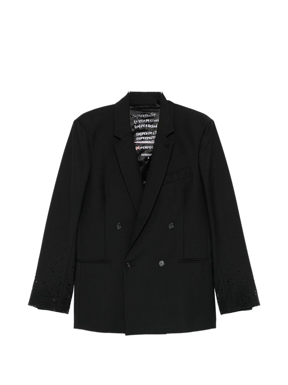 Blazer doppiopetto con maniche impreziosite 5S743EA1WK K102 PATRIZIA PEPE 
