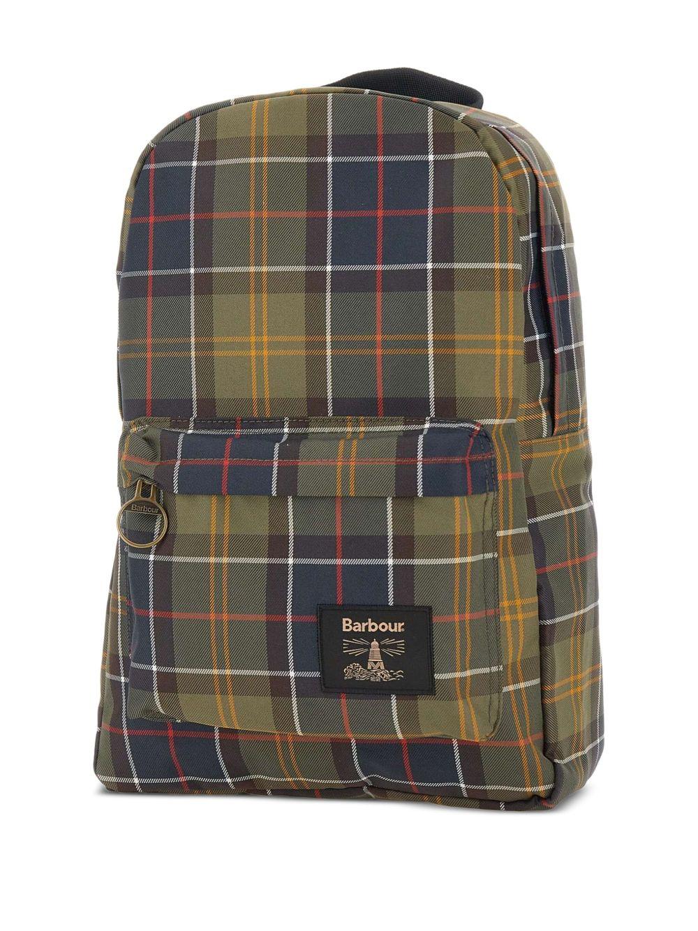 Zaino in poliestere tartan con spallacci imbottiti UBA0754 TN11 BARBOUR 