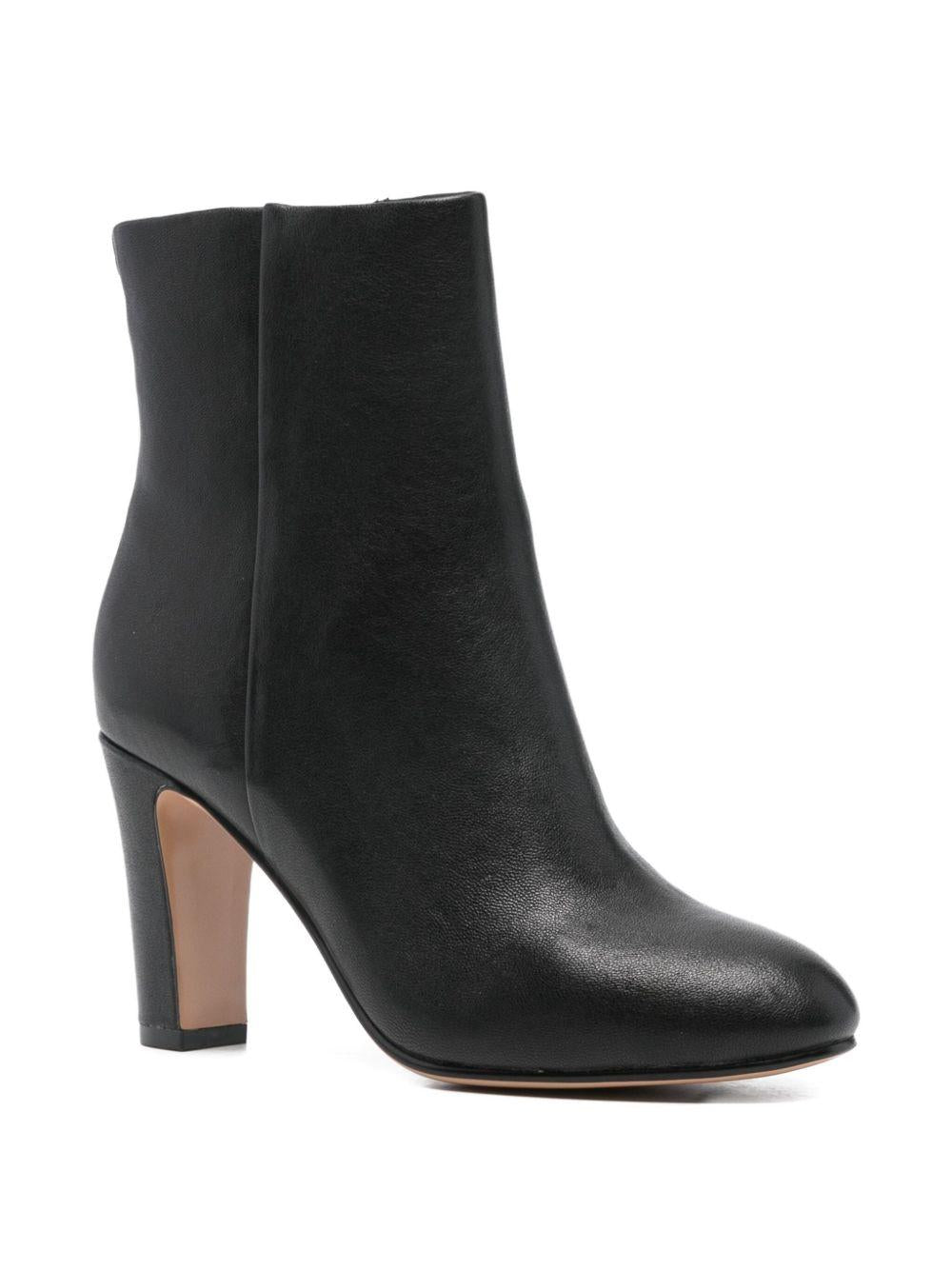 Stivaletti Donna Neri con Zip e Tacco Largo 252TGT152 00006 TWINSET 