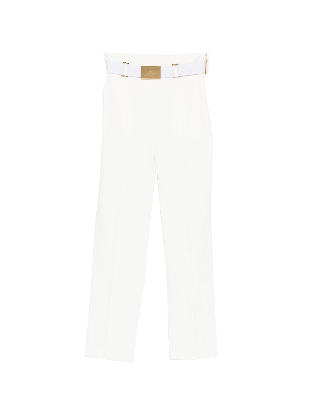 Pantaloni cropped in poliammide con cintura PA13261E2 360 ELISABETTA FRANCHI 