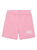 Shorts in cotone con elastico